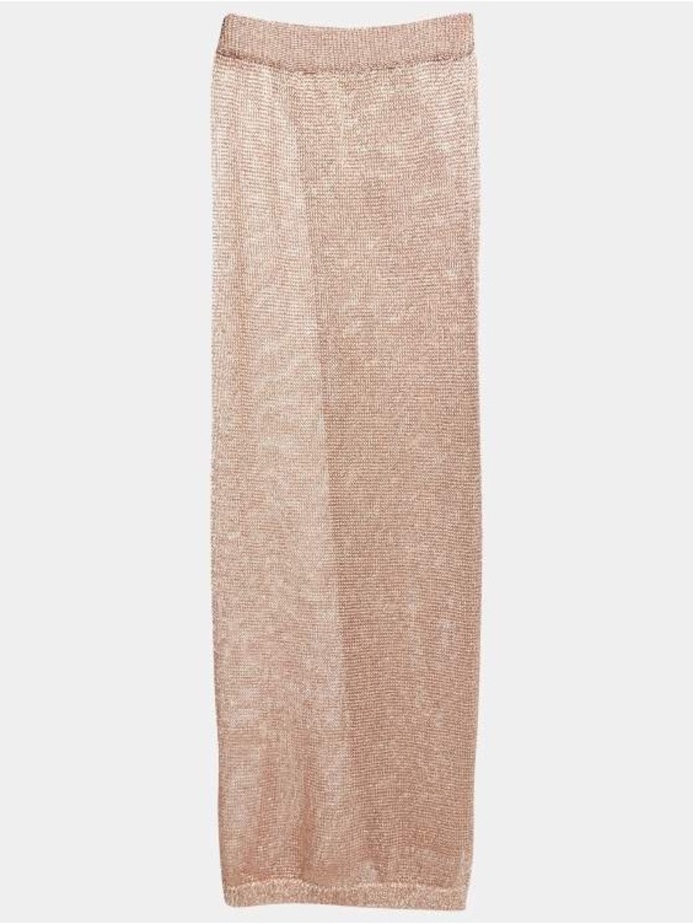 superdown Metallic Rose Maxi Knit Skirt
